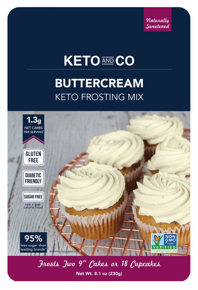 
            
                Load image into Gallery viewer, Keto Buttercream Frosting Mix
            
        